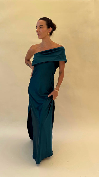 Vestido Nina - Petróleo