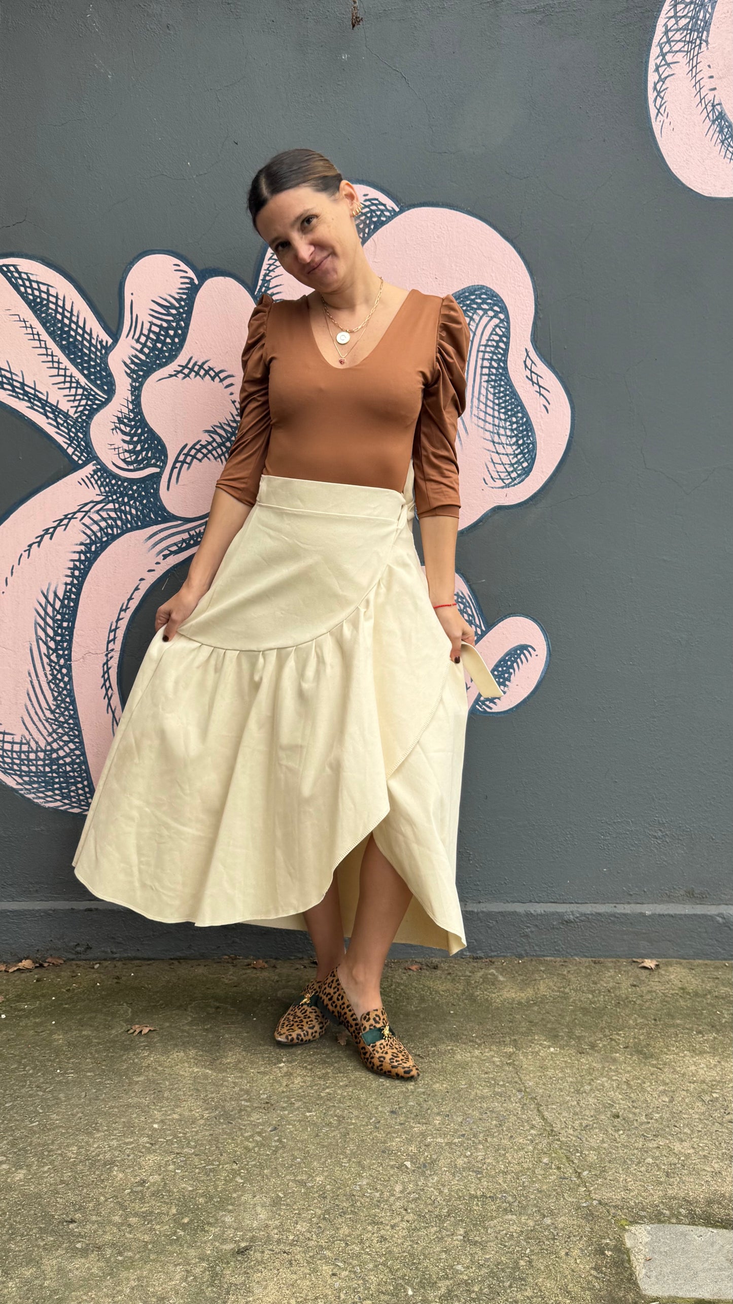 Falda Ofelia - Denim Crudo