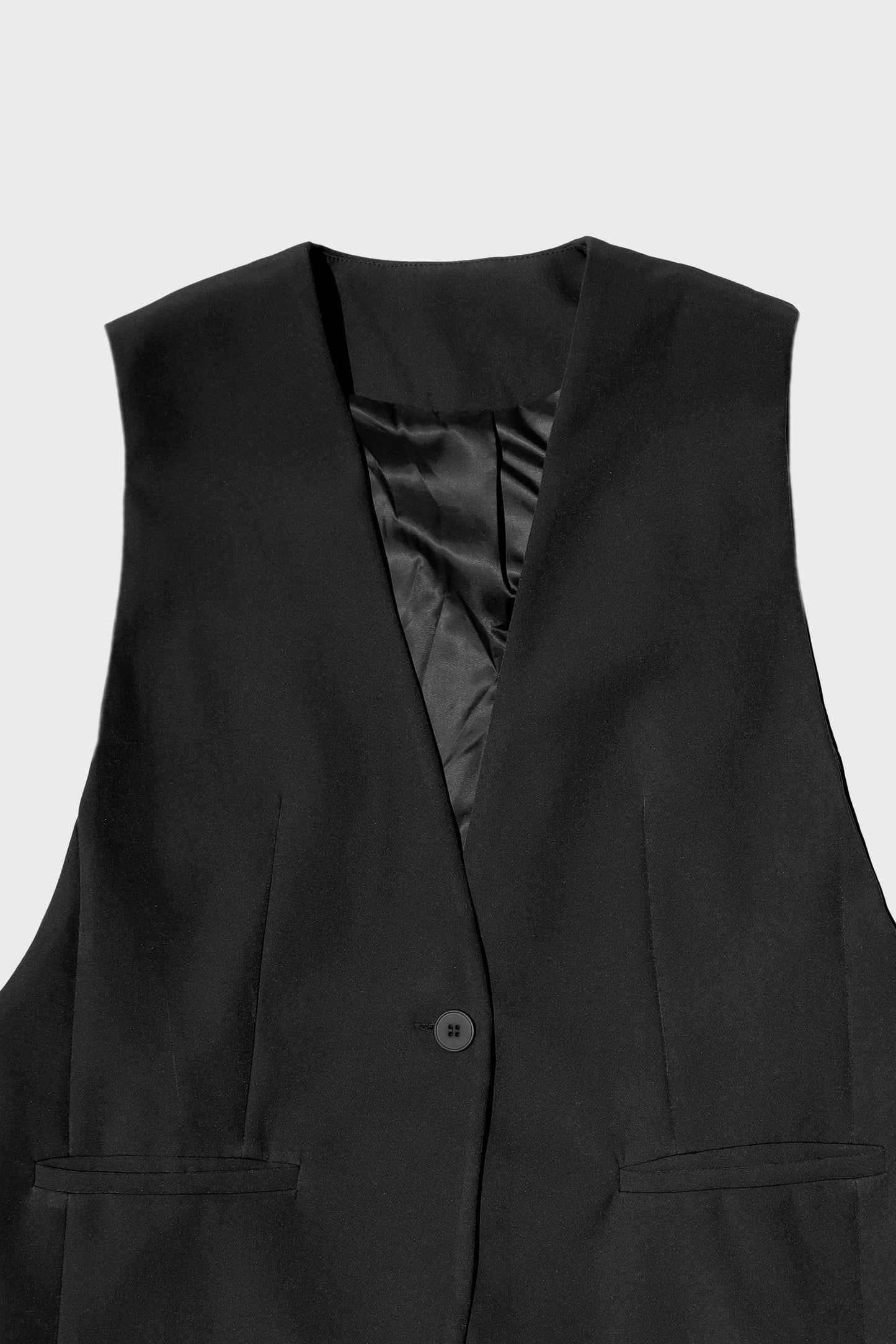 Blazer Sin Mangas - Negro