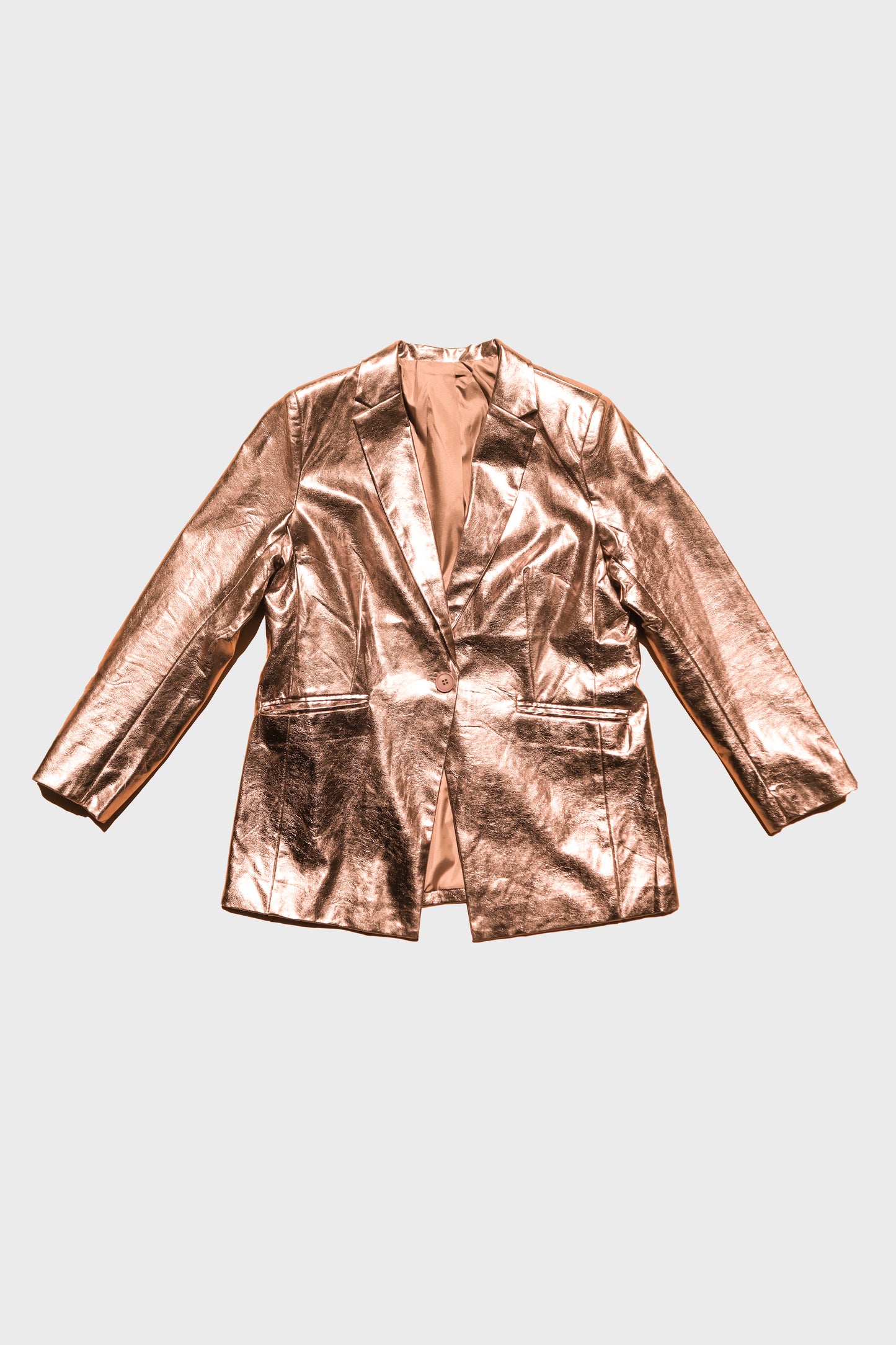 Blazer Metálico - Oro Rosa