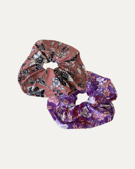 Pack Collets Scrunchies Flores