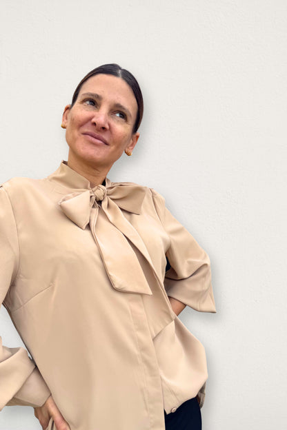 Blusa Flori Beige