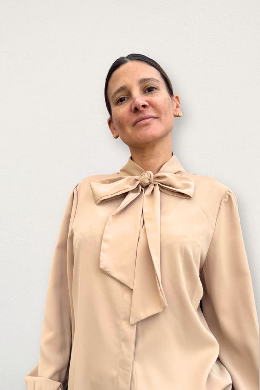 Blusa Flori Beige