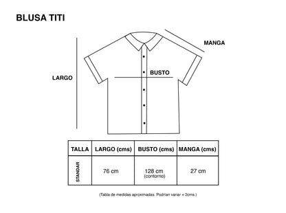 Blusa Titi - Azul