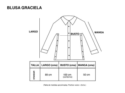 Blusa Graciela - Líneas